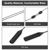 MoKo Universal Glasses Straps with 2 Holes Adjustable Eyewear Retainers Glasses Band Sunglasses String Straps, 4 Pack