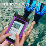 MoKo Waterproof Phone Pouch Holder, 2 Pack Underwater Cellphone Case Dry Bag with Lanyard Armband for iPhone 13/13 Pro Max/iPhone 12/12 Pro Max/11 Pro Max, X/Xr/Xs/SE 3, Samsung S21/S10
