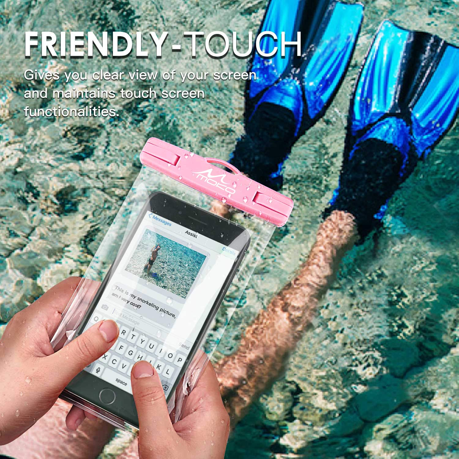 MoKo Waterproof Phone Pouch 3 Pack Waterproof Phone Case