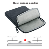 MoKo 9 - 11 Inch Tablet Sleeve Bag Case, Ipad Bag for iPad Air 5 10.9" 2022, iPad Pro 11 2021-2018, iPad 9/8/7th Gen 10.2, iPad Air 4 10.9/Air 3 10.5, Tab S8 11"/Tab A 10.1, Space Gray