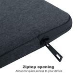 MoKo 9 - 11 Inch Tablet Sleeve Bag Case, Ipad Bag for iPad Air 5 10.9" 2022, iPad Pro 11 2021-2018, iPad 9/8/7th Gen 10.2, iPad Air 4 10.9/Air 3 10.5, Tab S8 11"/Tab A 10.1, Space Gray