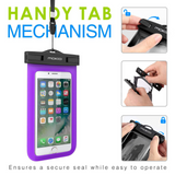 MoKo Waterproof Phone Pouch Holder, 2 Pack Underwater Cellphone Case Dry Bag with Lanyard Armband for iPhone 13/13 Pro Max/iPhone 12/12 Pro Max/11 Pro Max, X/Xr/Xs/SE 3, Samsung S21/S10