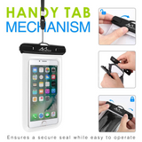 MoKo Waterproof Phone Pouch Holder, IPX8 Waterproof Cell Phone Dry Bags Underwater Case with Lanyard Armband for iPhone 13/13 Pro Max/iPhone 12/12 Pro Max/11 Pro Max